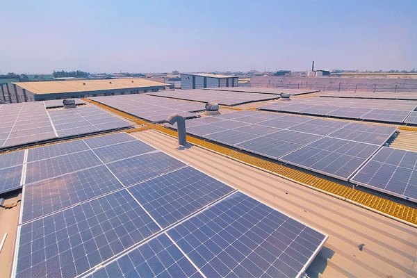 117 KW solar plant Changodar, Ahmedabad