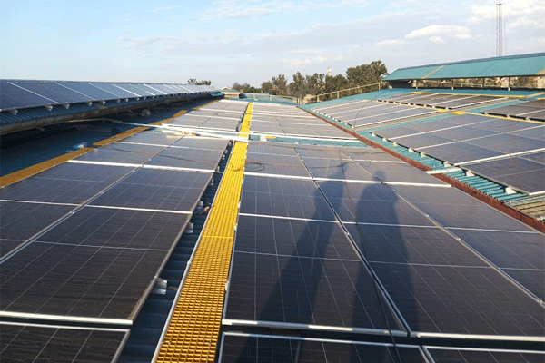 2 MW solar panel africa